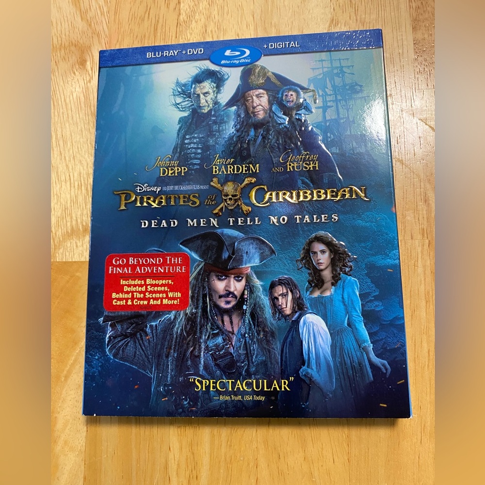 New Pirates of the Caribbean Blu-ray DVD Digital
